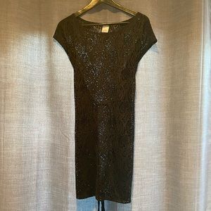 Black Cut-Out Beach Coverup